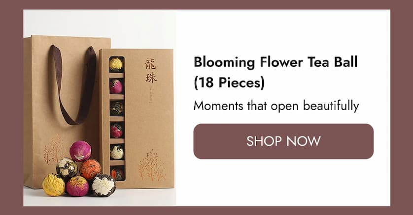 Blooming   Flower   Tea   Balls   18   Pieces   |   Pu-erh   Dragon   Ball   Tea