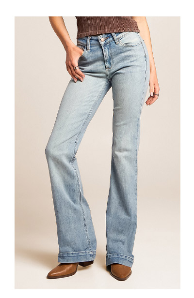 High Rise Slim Trouser Stretch Jean