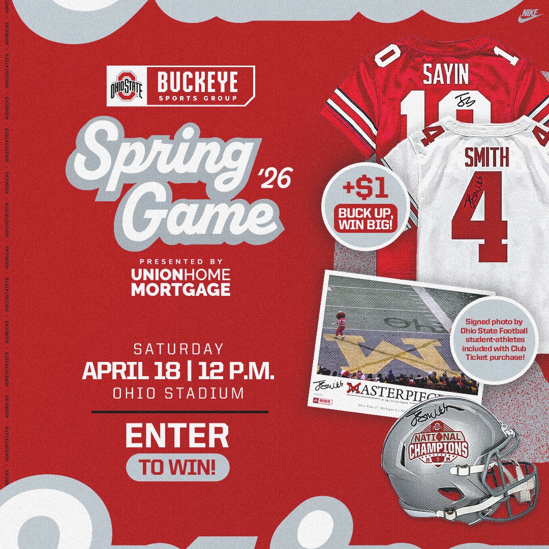BUCK UP, WIN BIG | Enter to Win Student-Athlete Signed Merchandise