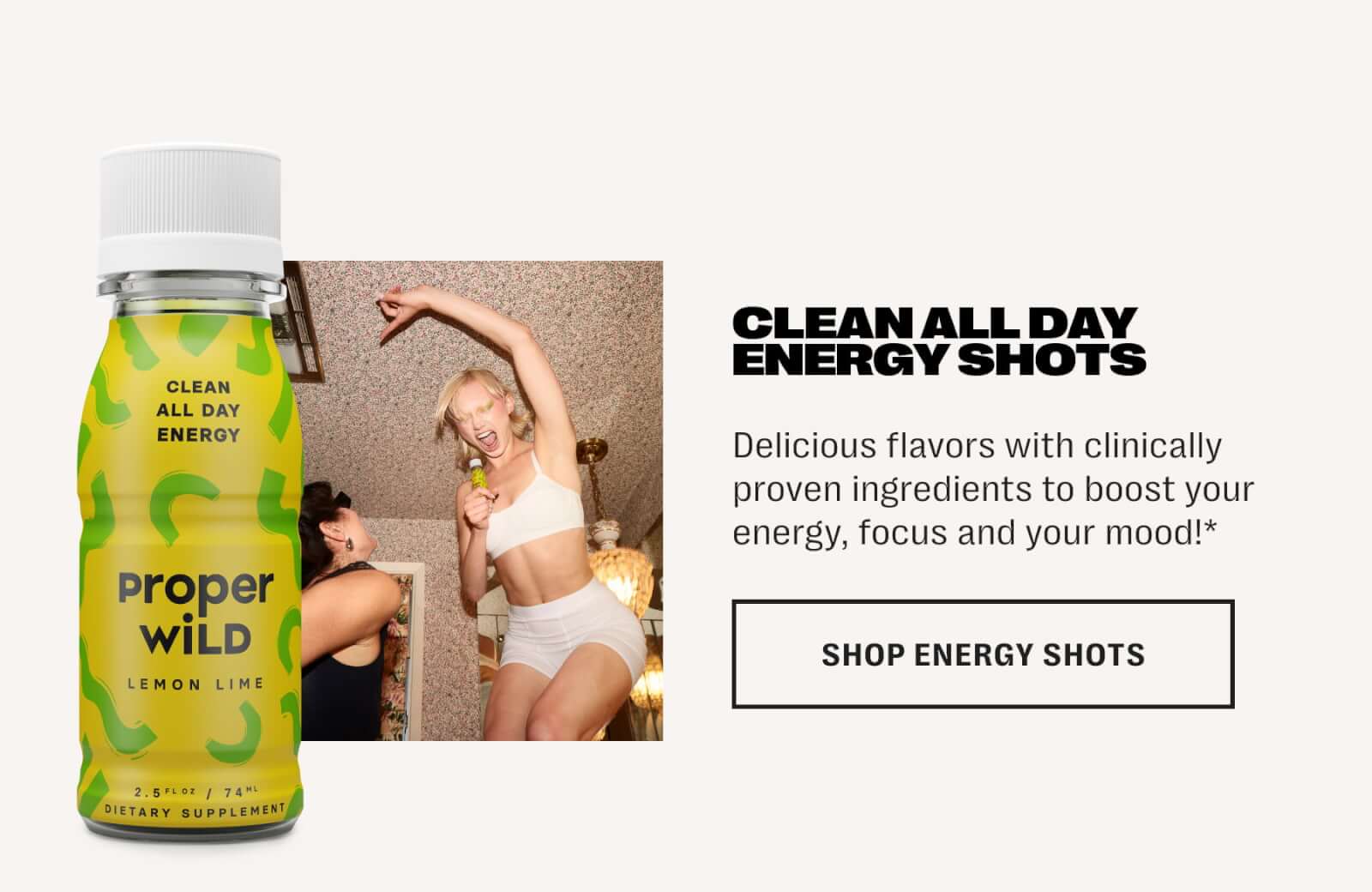 clean all day energy shots - delicious flavors with clinically proven ingredients to boost your energy, focus and your mood!* - shop energy shots