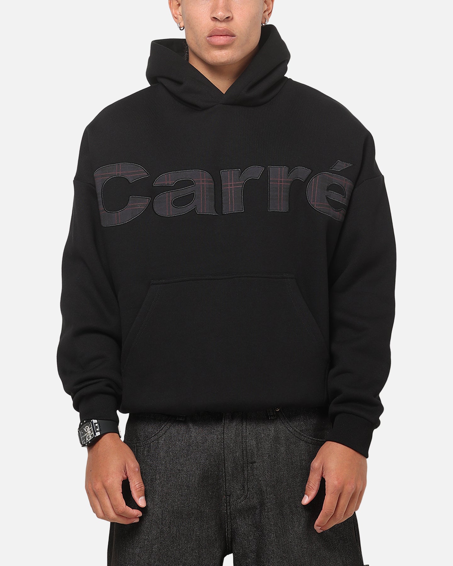 Image of Carre Studio Hoodie Solid Black