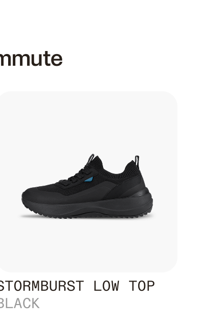 Stormburst Low Top Black