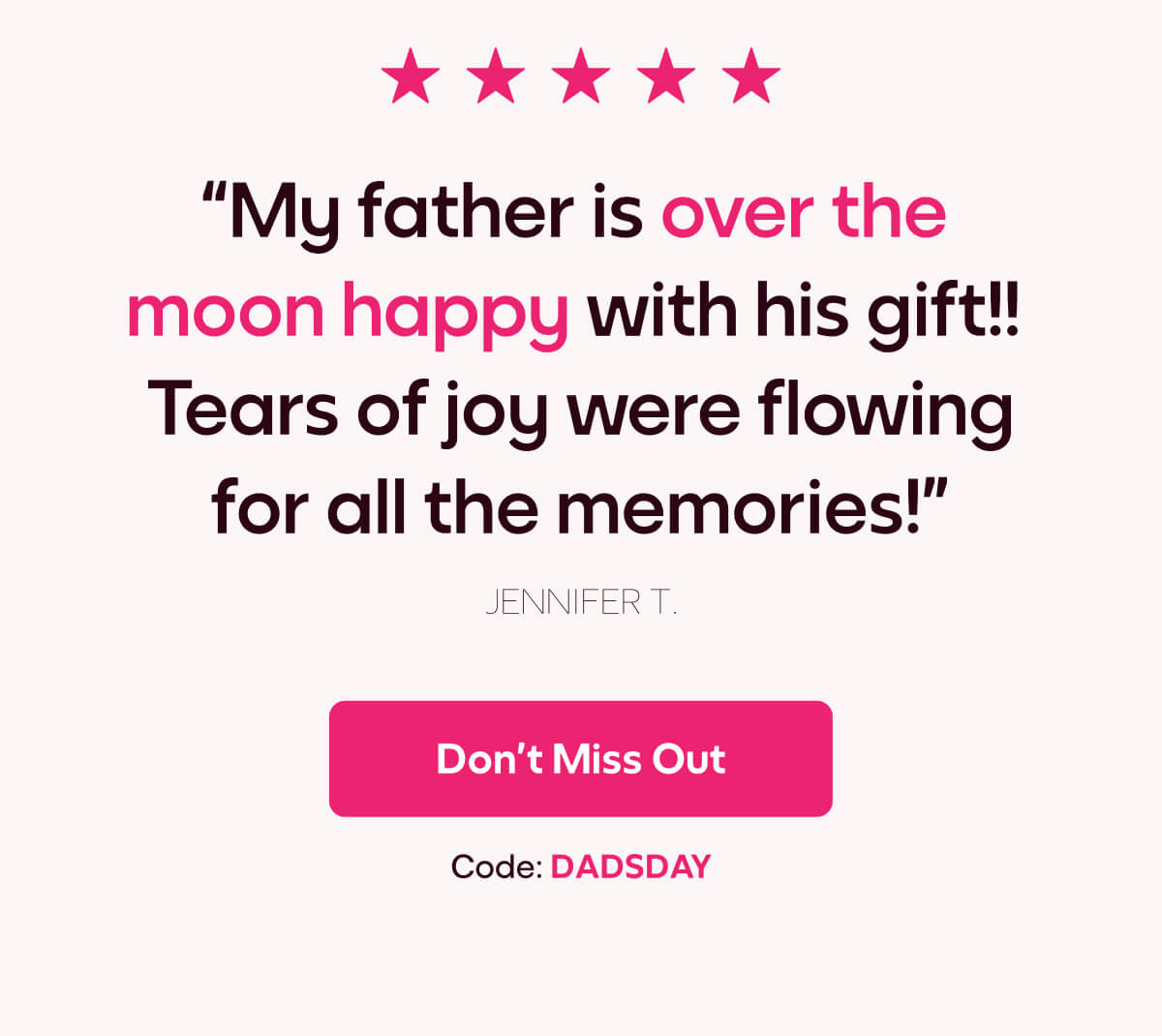 [MIXTILES] Seize the moment to make Dad’s day with Mixtiles. | ORDER NOW