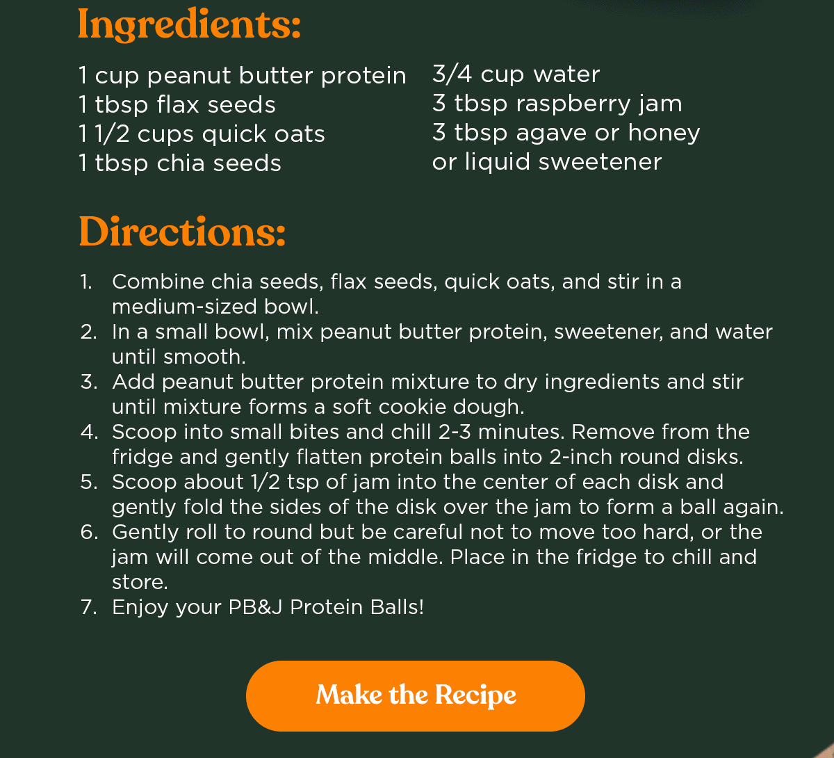 Make the Recipe