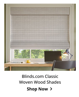 Blinds.com Classic Woven Wood Shades | Shop Now >