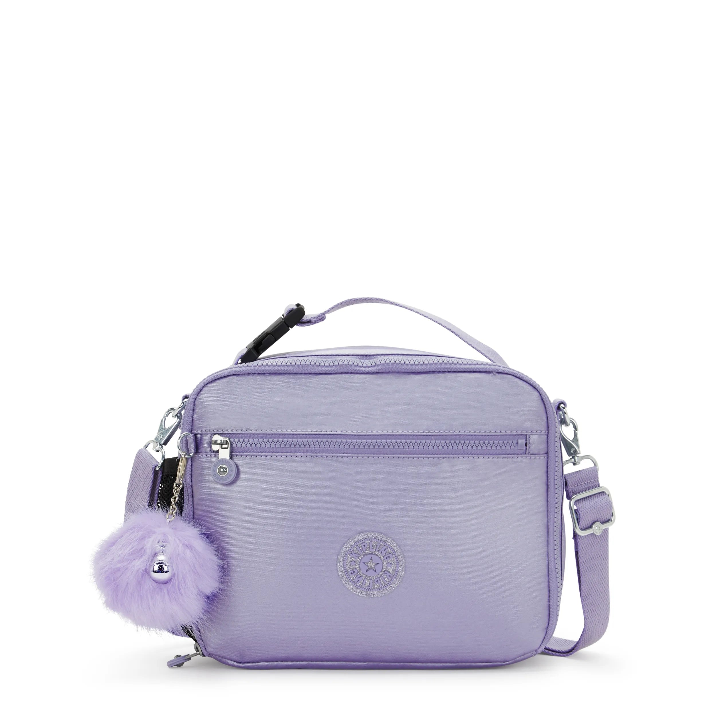 Ermy Metallic Lunch Bag-Amethyst Aura Metallic