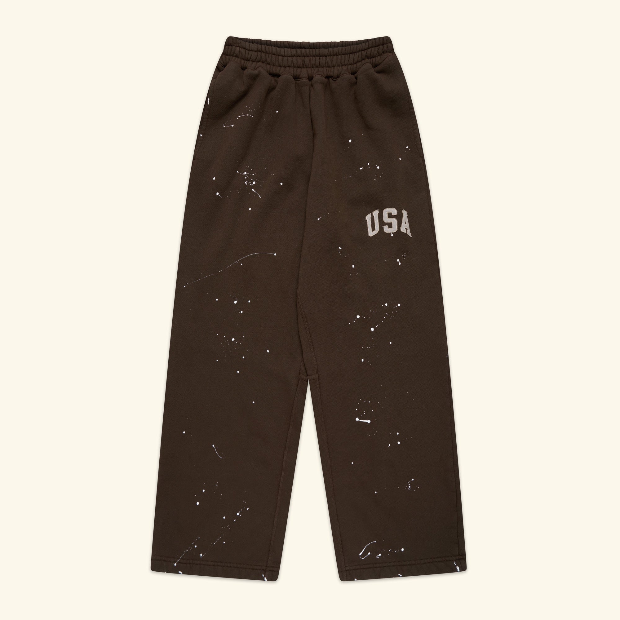 Image of Usa Parachute Sweatpants (Chocolate)