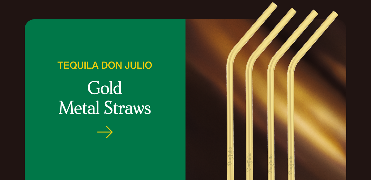 Gold Metal Straws