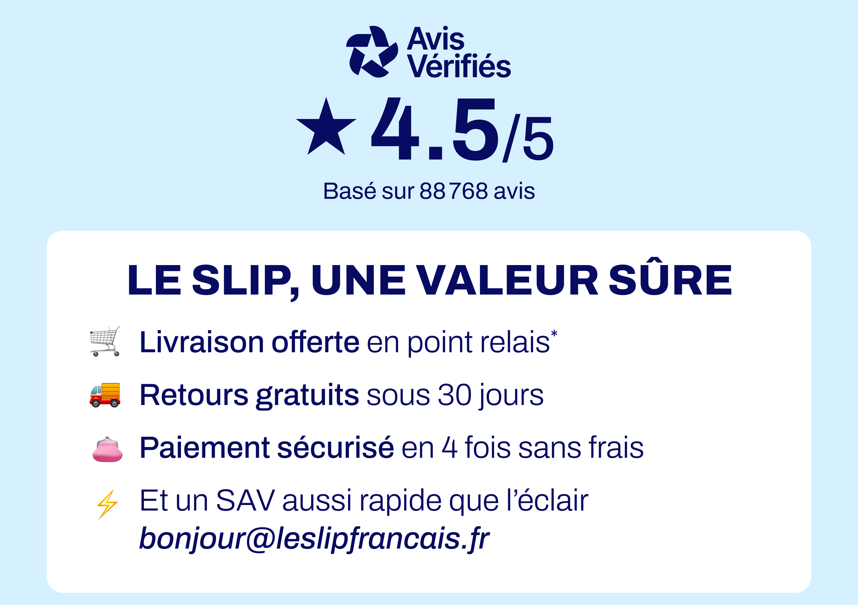 Le Slip, Une Valeur Sûre 