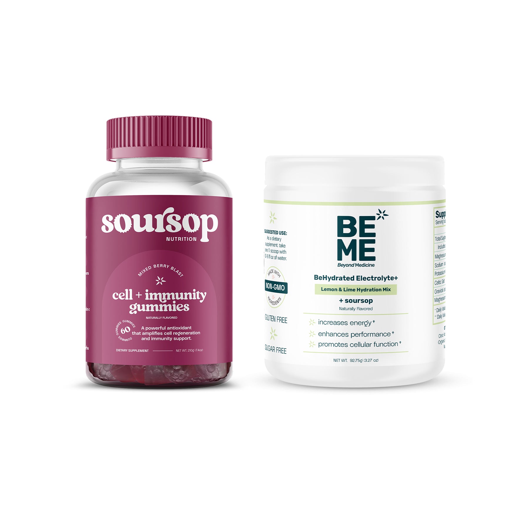 Image of Soursop Hydration & Immunity Support | Electrolytes + Gummies