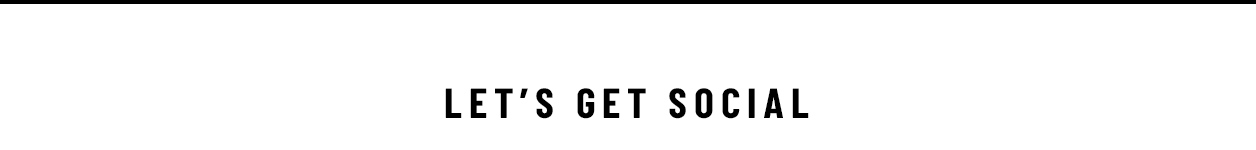 Let's get social