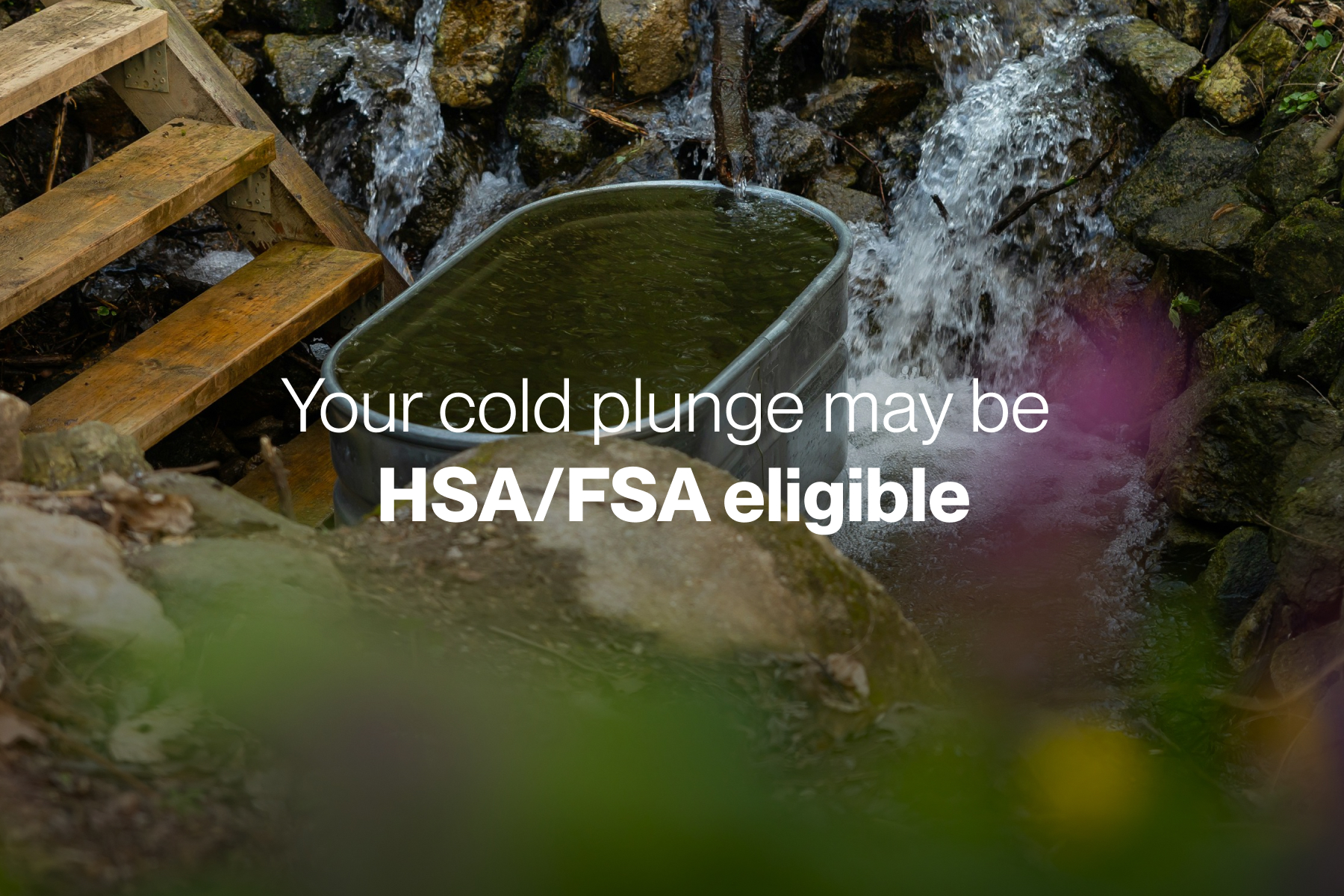 Beat the heat: cold plunge and summer recovery. DESIGNER TO REPLACE