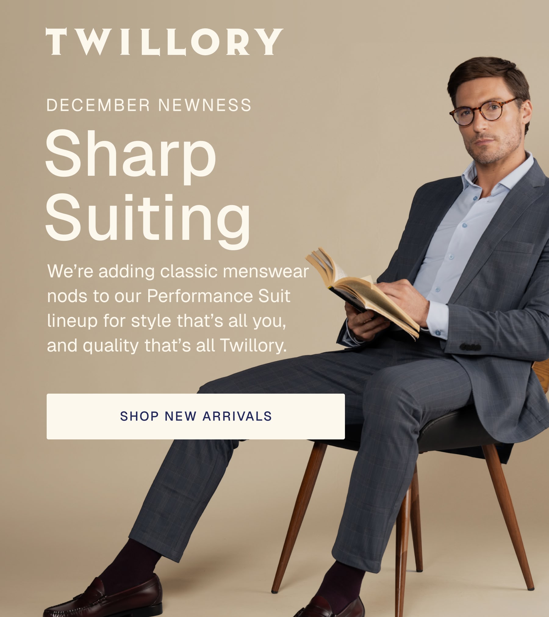 TWILLORY | DECEMBER NEWNESS Sharp  Suiting