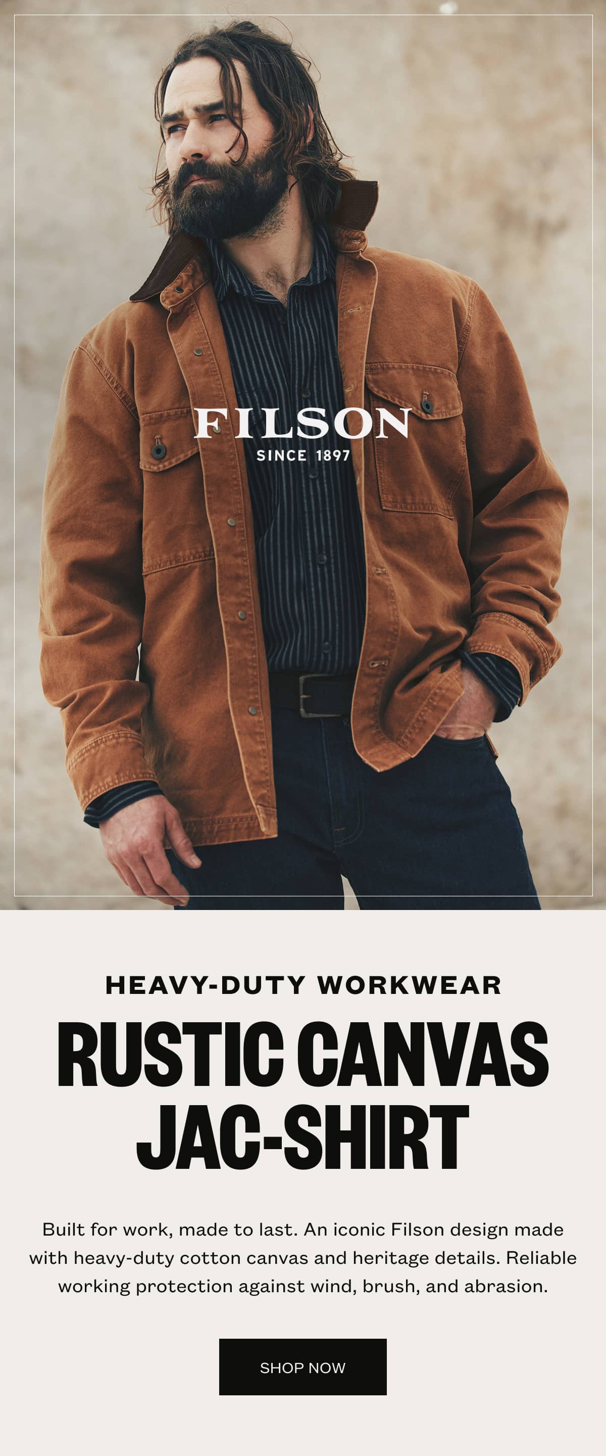 Rustic Canvas Jac Shirt