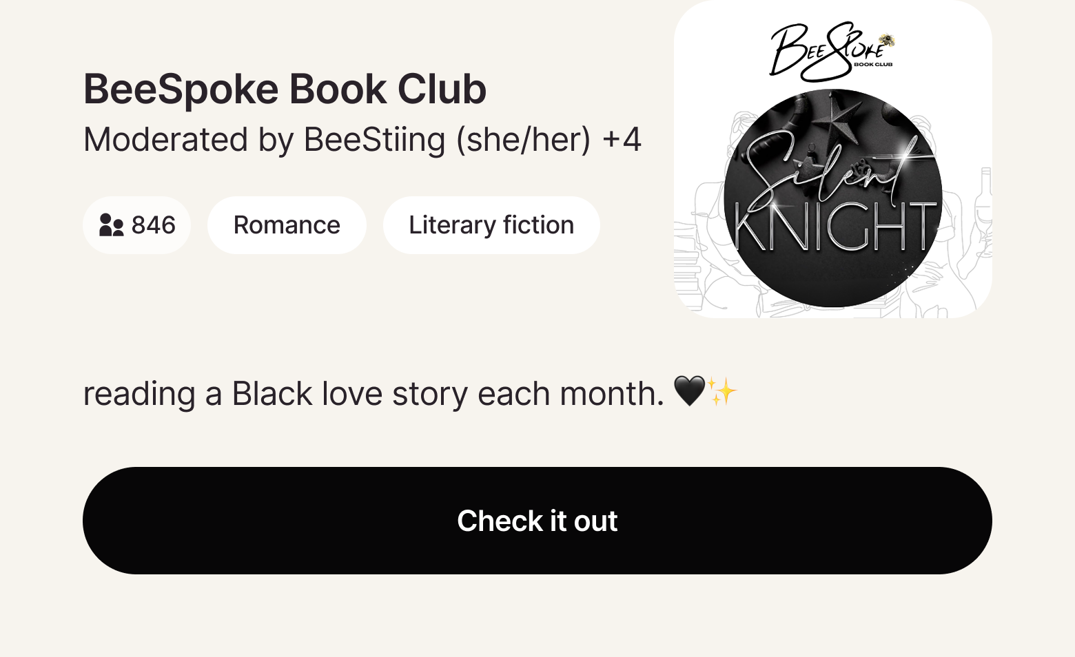 BeeSpoke Book Club