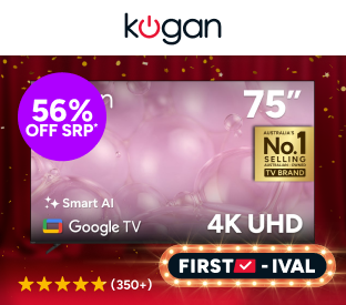 Kogan 75" LED 4K Smart AI Google TV  Product Image