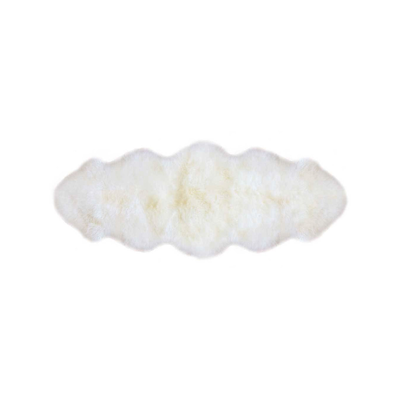 Image of Chelsea Premium Double-Pelt Sheepskin Rug 2 x 6 Ft