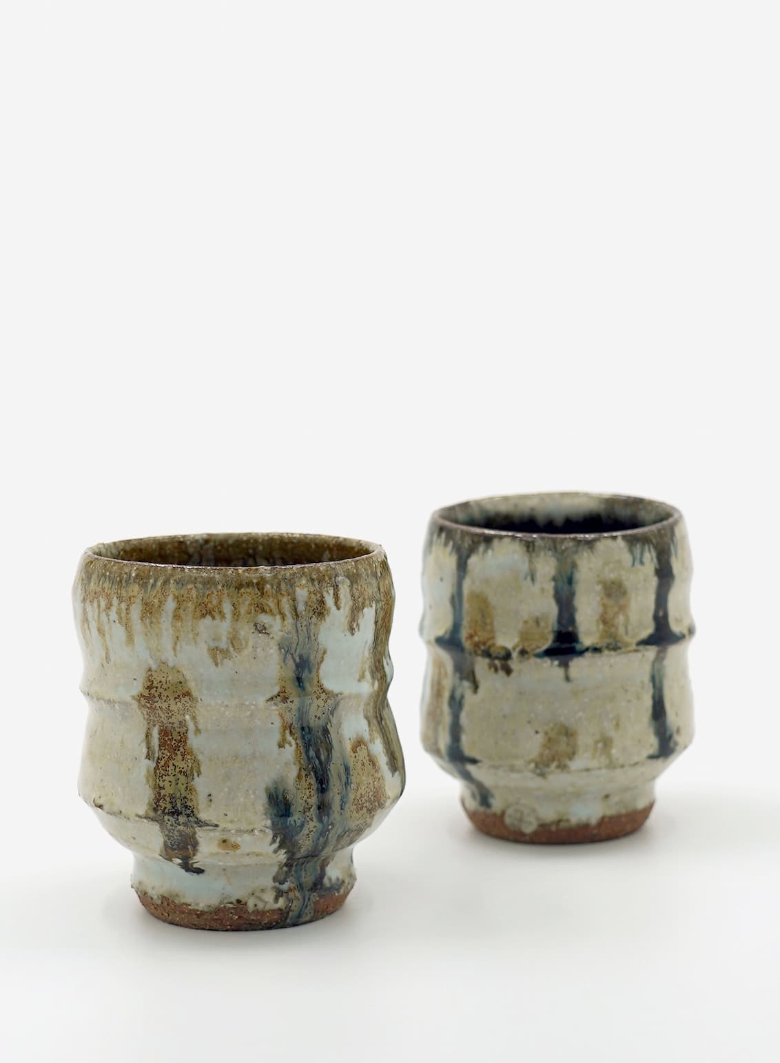 TROY TOWN - Tea Cups with Nuka Glaze