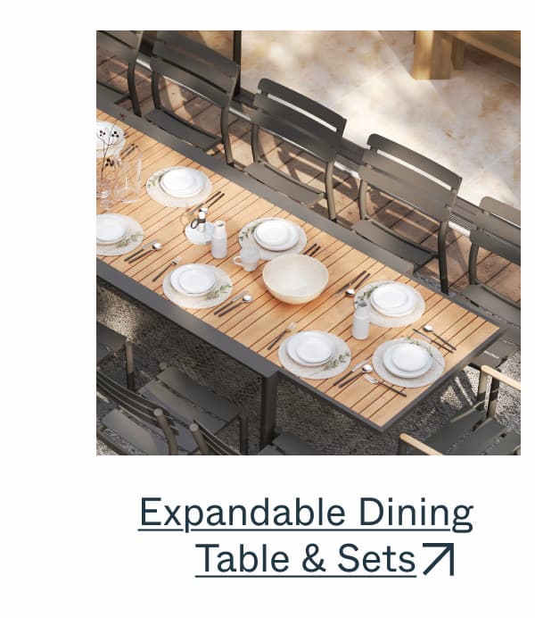 Expandable Dining Table & Sets