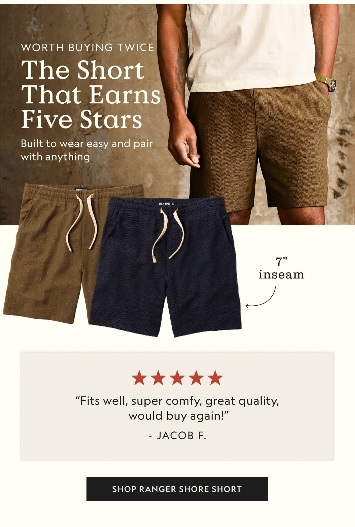 SHOP RANGER SHORE SHORT