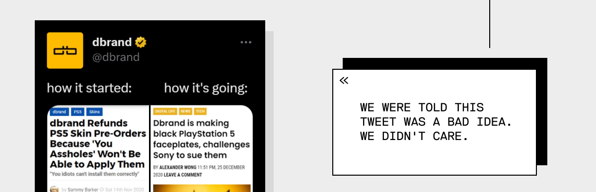 We were told this tweet was a bad idea. We didn't care.