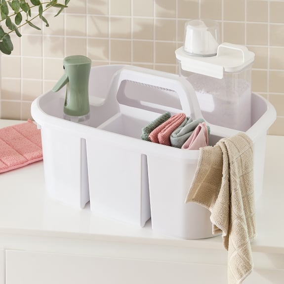 Shop laundry storage