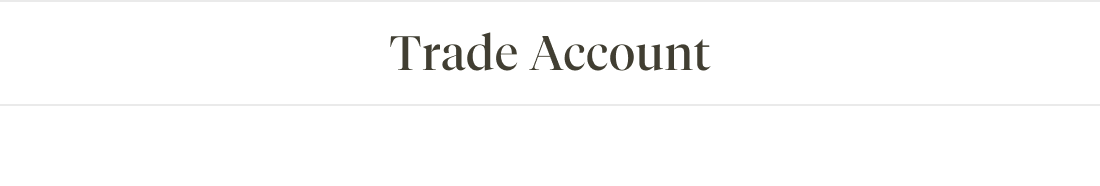 Trade Account