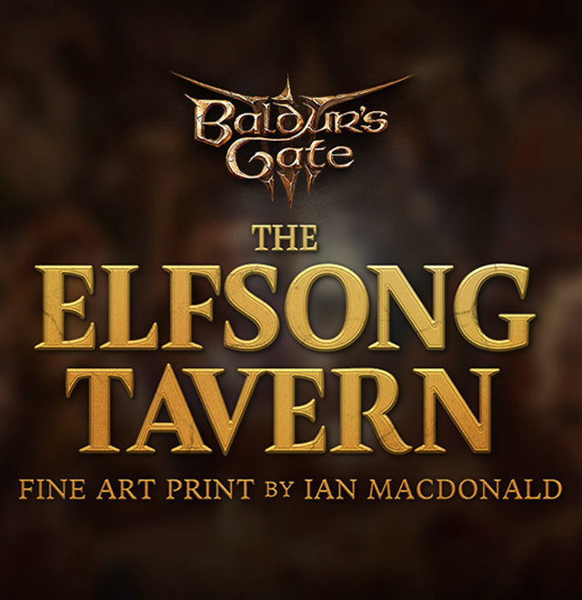 Baldur's Gate III: The Elfsong Tavern Fine Art Print