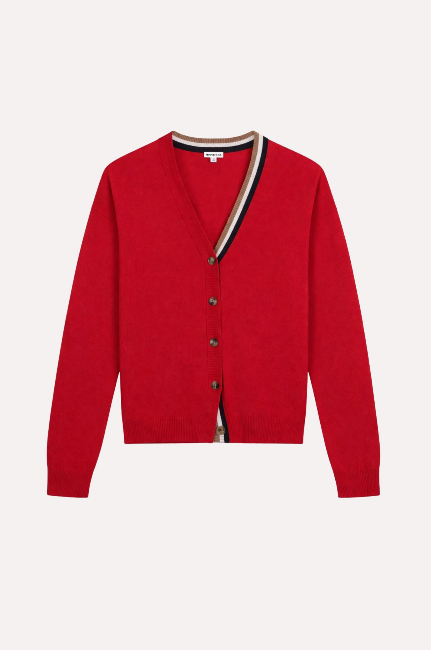 Image of Supima Cotton Cashmere V Neck Cardi