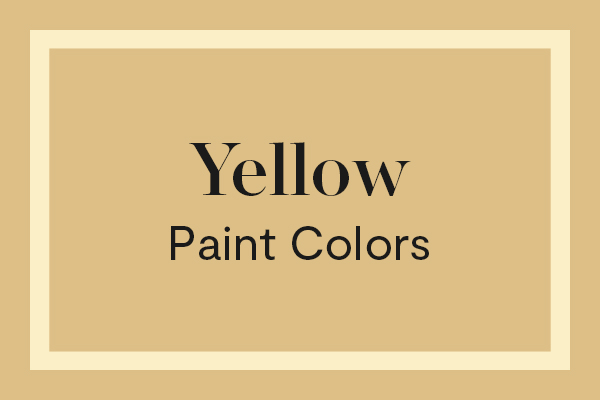 Yellow Paint Colors