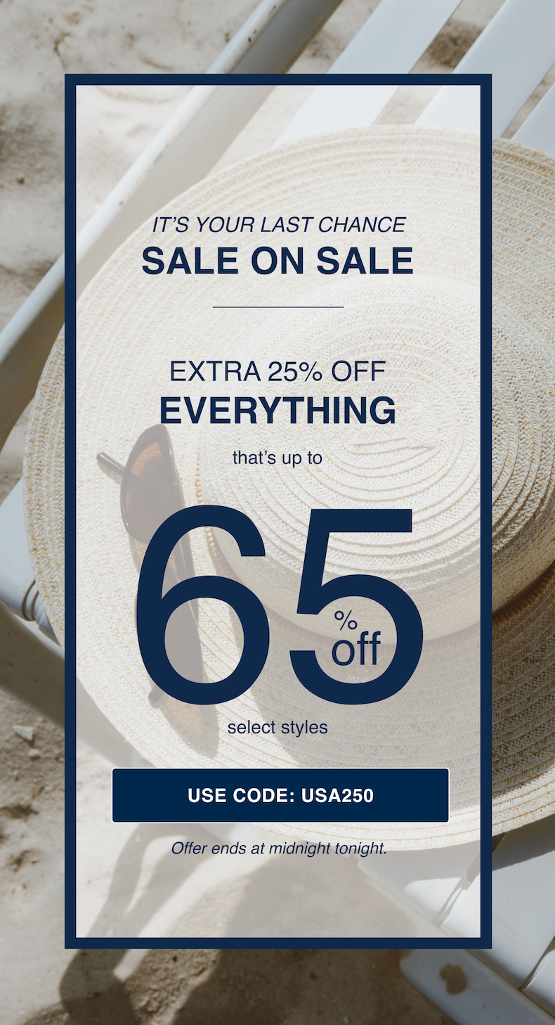 Last Chance to Shop