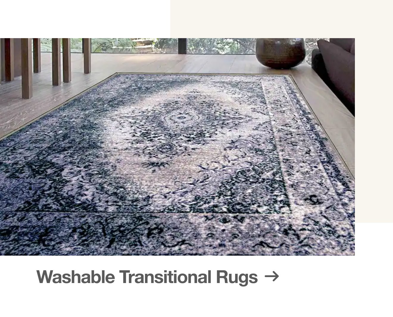 Save on Washable Transitional Rugs