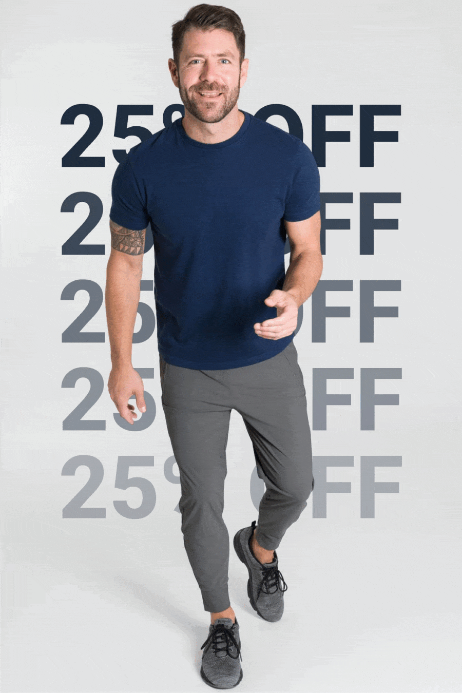 25% Off Hybrid Joggers