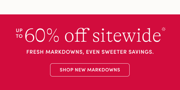 up to 60% off sitewide