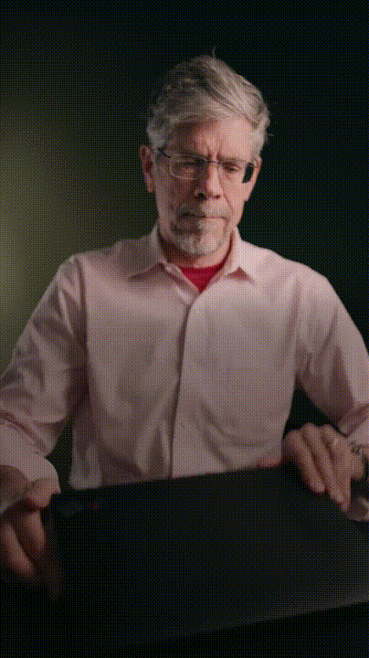 A man on camera.