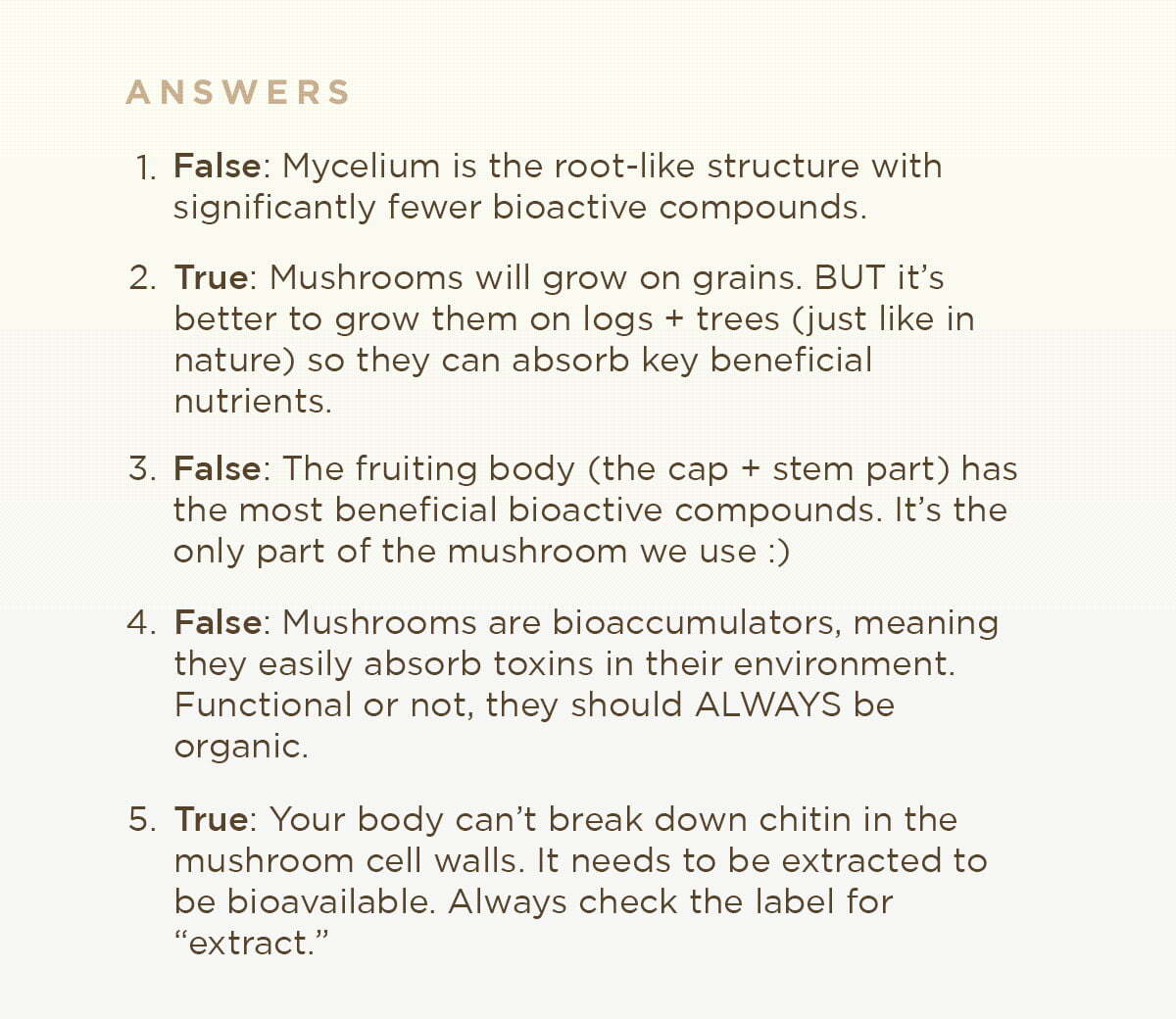 Answers