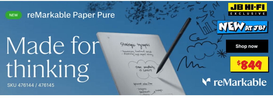 reMarkable Paper Pure with Marker