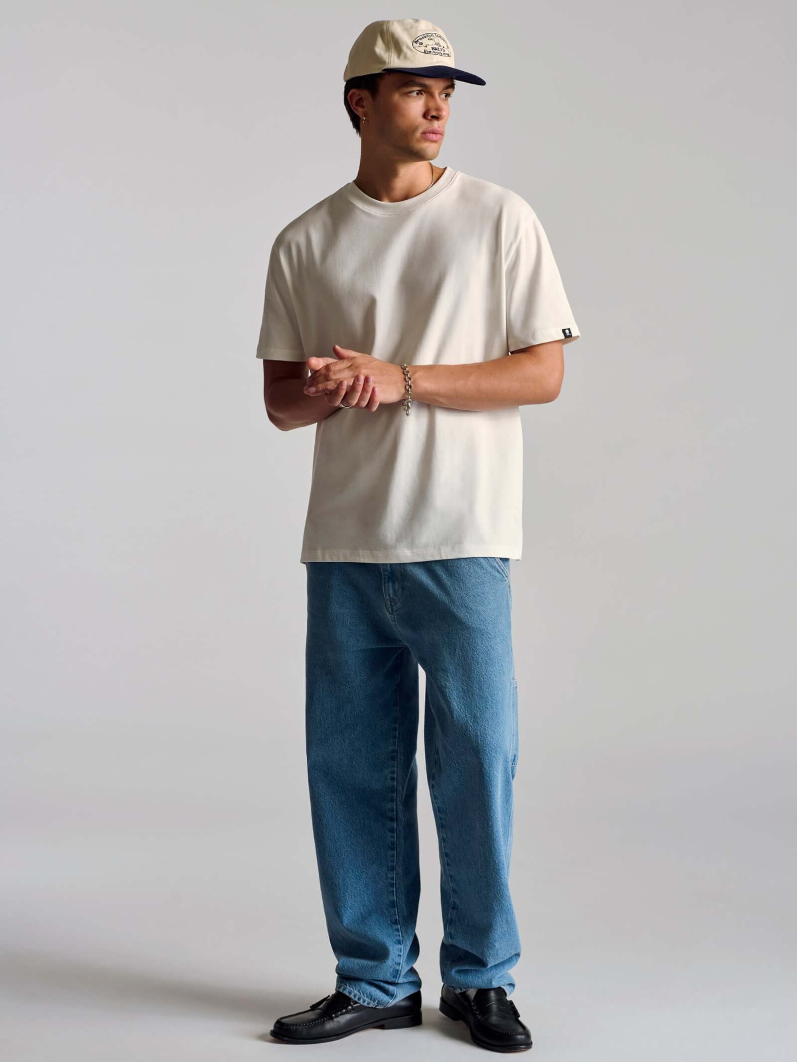 Image of Men's Basic T-Shirt In Antique White