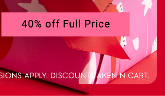 40% Off Full Price