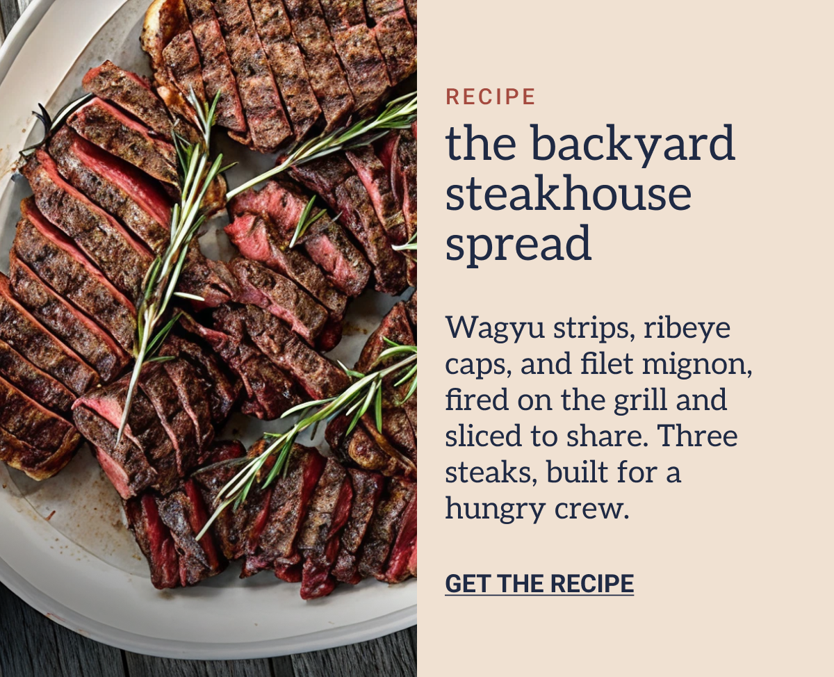 Backyard steakhouse spread recipe