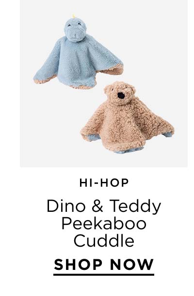 Hi-hop Dino and Teddy Peekaboo Cuddle