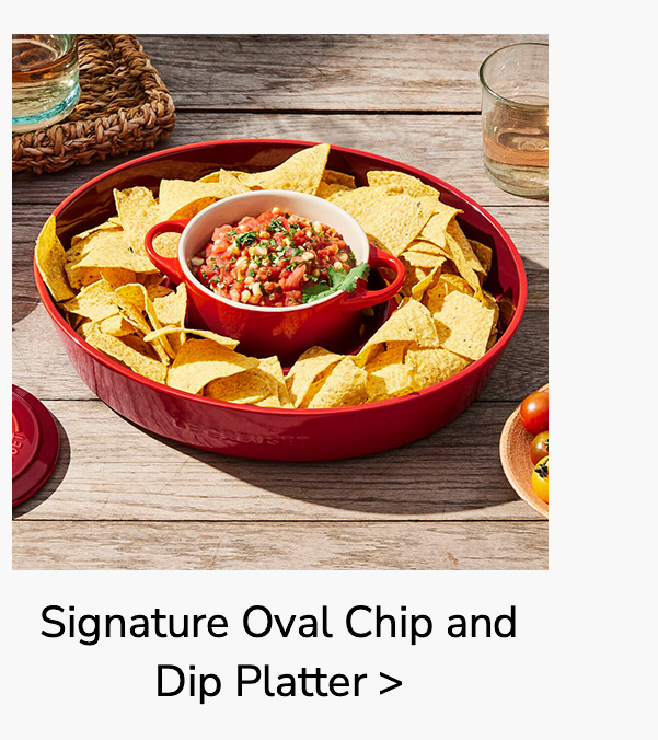 Signature Oval Chip and Dip Platter