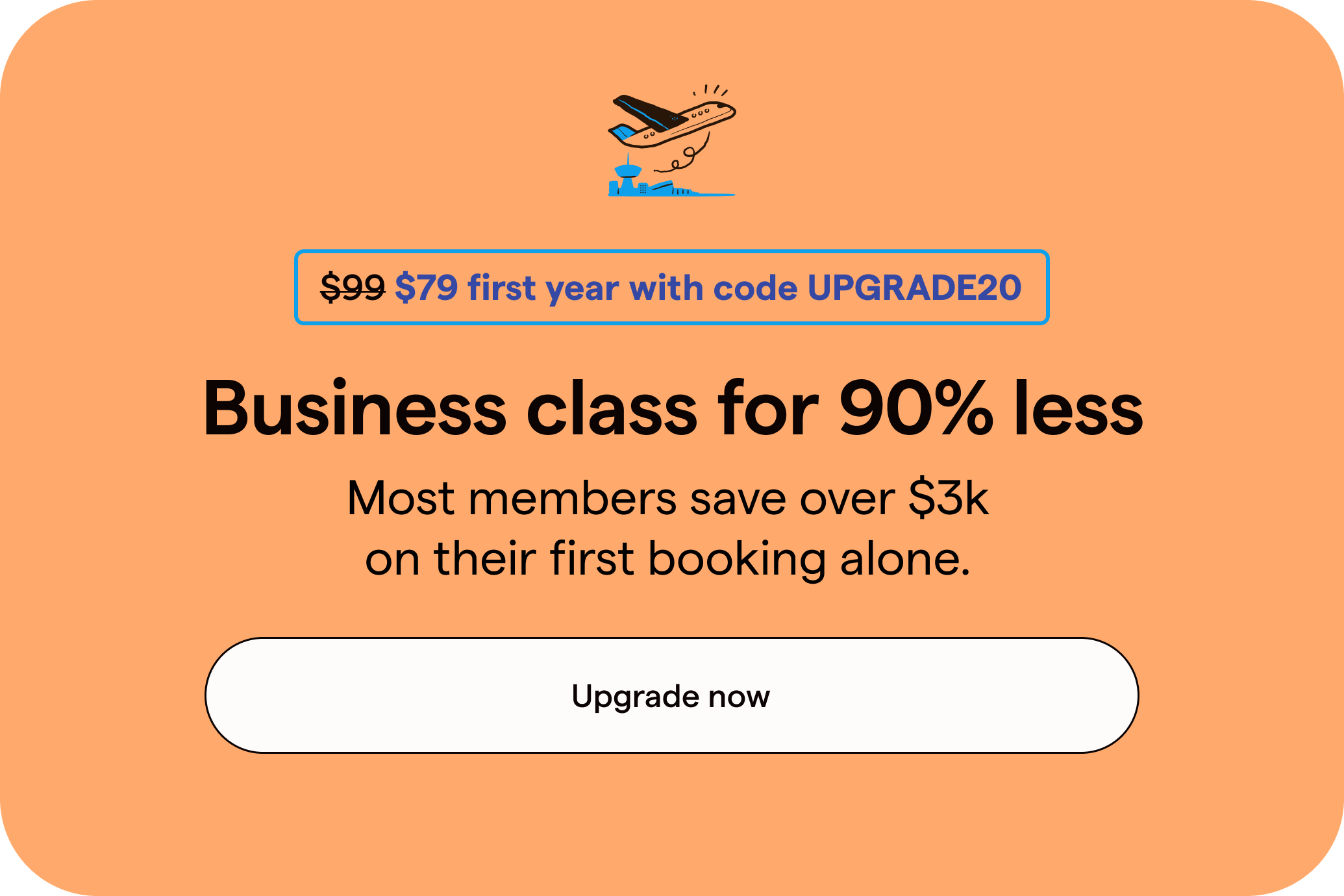 Business class upgrade