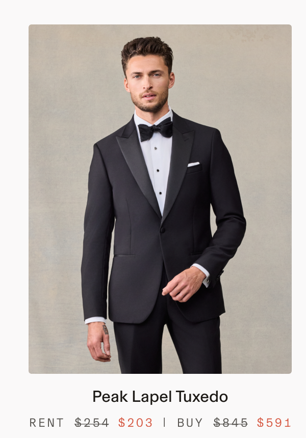 Peak Lapel Tuxedo
