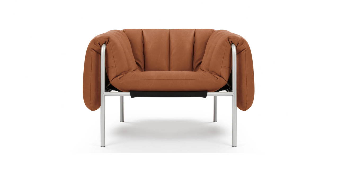 Image of Puffy Chair - Chrome Base