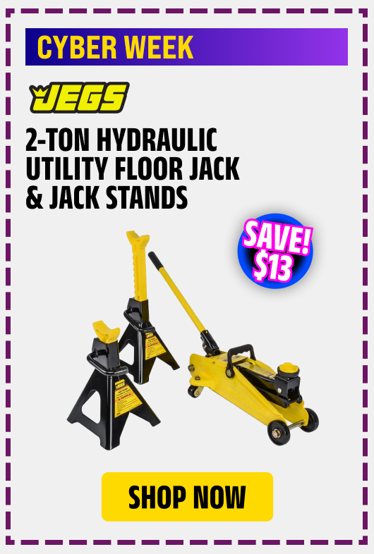 2-Ton Hydraulic Utility Floor Jack & Jack Stands