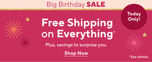 birthday sale