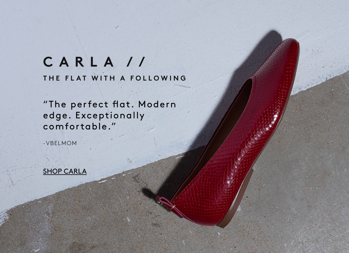 Carla / The Flat With A Following // “The Perfect Flat. Modern Edge. Exceptionally Comfortable.” -vbelmom | Shop Carla