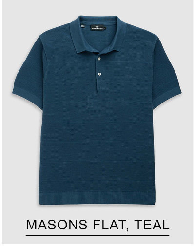 Shop Masons Flat Knit, Teal online and instore at Rodd & Gunn