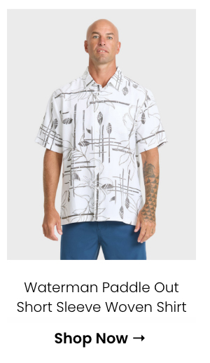 Waterman Paddle Out Short Sleeve Woven Shirt
